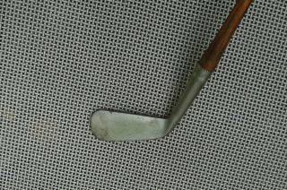 Antique Vintage Hickory Shaft Early Wright&ditson Smooth Face Cleek