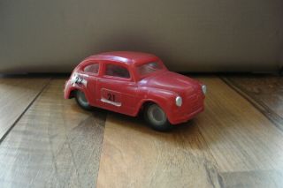 Vintage Plastic Friction Toy Car FIAT FOREICN Hungary -. 2