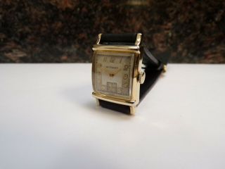 Wittnauer Swiss (g.  F) Vintage Mens Wristwatch (l@@k)