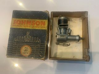 Vintage Johnson Control Line Nitro Engine
