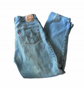 Vtg Levi’s 560 Jeans Tagged 38x36 Comfort Fit Baggy True Measurement 36x34.