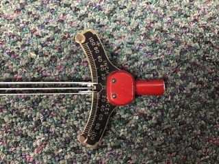 Vintage Mini APCO Mossberg Torque Tool (Wrench) 0 - 100 INCH Ounces - 1/4 
