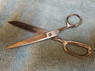 Vintage Case Xx Scissors Shears Bradford Pa Made In Usa 8 " Silver Metal