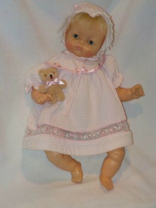 Large 21 " Vintage Vinyl/cloth Baby Doll Marked Horsman Dolls 1961