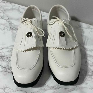Vintage Etonic White Kiltie Spiked Golf Shoes Men 