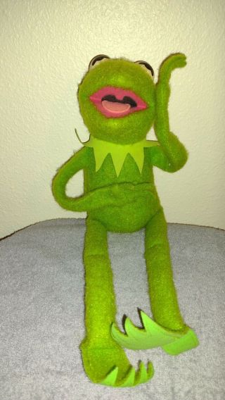 Vintage Kermit The Frog 1976 1978 Fisher Price 850 Jim Henson Muppets Doll Plush