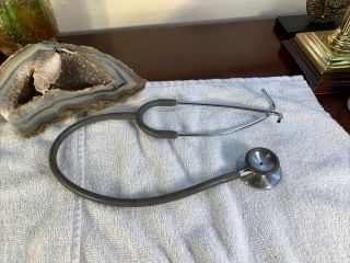 Vintage Littman Stethoscope 22” Gray 3m 3iii Rare