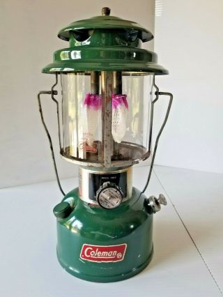 Vintage Coleman Lantern Model 220j Dated 2/79