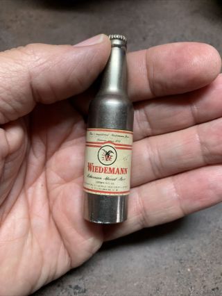 Vintage Kem Co.  Bottle Lighter Wiedemann Beer - Newport,  Ky