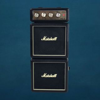 Vintage Marshall Ms - 4 Mini Guitar Travel Amp