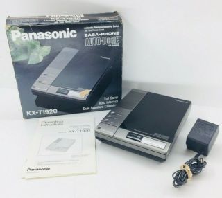 Panasonic Easa Phone Kx - T1920 Telephone Answering Machine Vintage