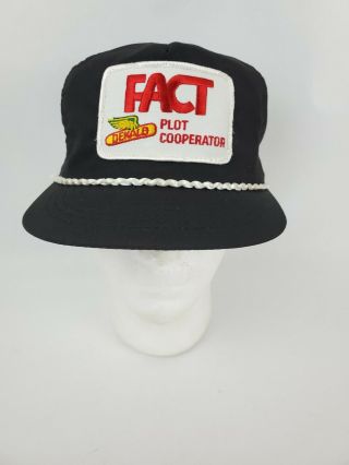 Vintage Dekalb Snapback Hat Swingster Trucker Rope Patch Cap.  Made In Usa Read