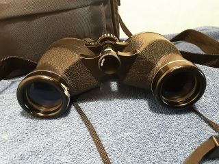 Vintage Tasco Registered Model 118 Binoculars 7x35 Extra Wide Angle W/ A Case