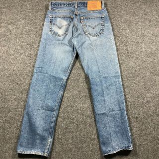 Distressed Vintage Levis 501xx Denim Blue Jeans Meas.  30x29 Made In Usa 501 - 0000