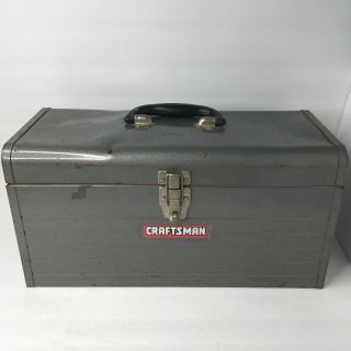 Vintage Sears Craftsman Mechanics Metal Tool Box