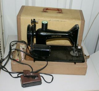 Vintage Singer Spartan Sewing Machine - Made In England