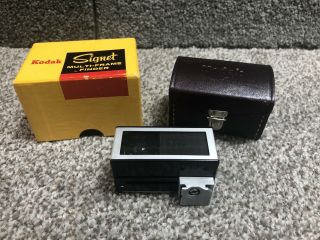 Vintage Kodak Signet Multi Frame Finder With Case And Box -