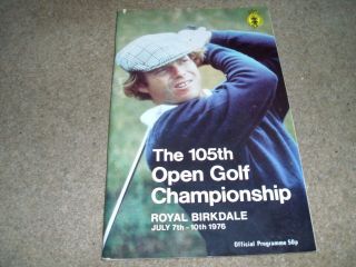 Vintage 105th Open Golf Championship Official Programme Royal Birkdale July 1976