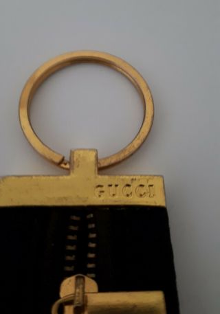 Vintage Gucci Key Chain Case Lipstick Holder