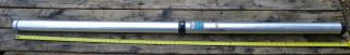 Vintage Aluminum Dot Line Fishing Rod Pole Telescopic Carrying Travel Case