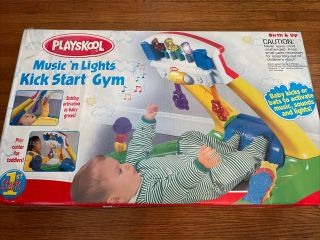 Playskool Kick Start Baby Kick Activity Gym Kickstart Vintage Open Box
