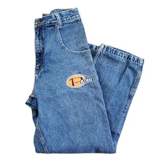 54paco Jeans Vintage Baggy Wide Leg Jeans Skate Grunge Size 34 Old School 90s
