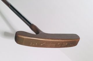Vintage Acushnet Bulls Eye Old Standard Golf Club Putter 34” Lambkins Grip