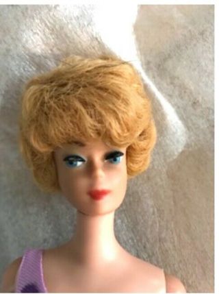 Vintage - Mattel Midge - 1962 Barbie 1958 Blondish Hair/ Bubble Cut Doll