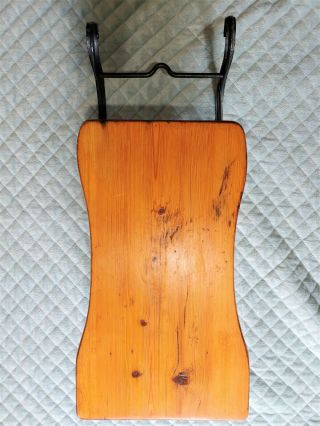 Unique Vintage Wooden Childs Snow Sled With Metal Runners - Cabin Decor