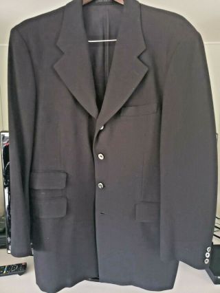 Vintage Matsuda Black Blazer Size 50 Yukio Kobayashi Mens