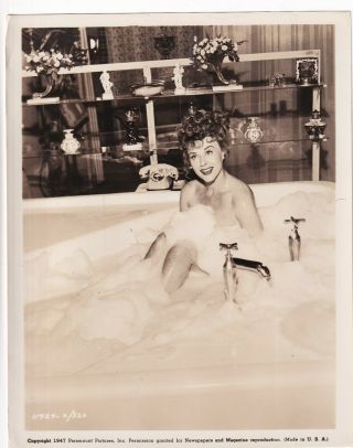 Paulette Goddard In Portrait Vintage 1947 Paramount Photo 33