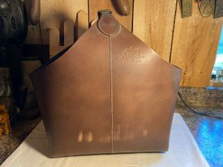 Antique Vintage Rare Stetson Leather Kindling Bag