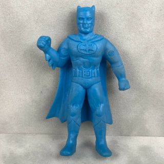 Rare Vintage 1979 Batman Dc Comics Keshi Gomu Japan Rubber Eraser Figure Blue