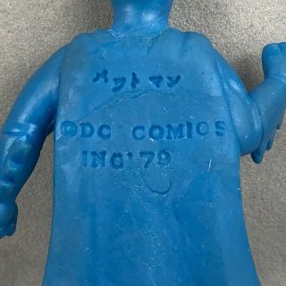RARE Vintage 1979 Batman DC Comics Keshi Gomu Japan Rubber Eraser Figure Blue 3
