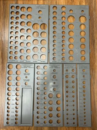 Vtg Craftsman Socket Organizer Trays Set Storage For Toolbox,