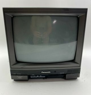 Vintage Panasonic Ct - 1383y Color Video Monitor Great 3