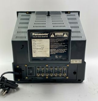 Vintage Panasonic CT - 1383Y Color Video Monitor Great 3 2