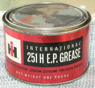 International Harvester Multi - Purpose Lithium Grease 251 H E.  P.  Grease Vintage