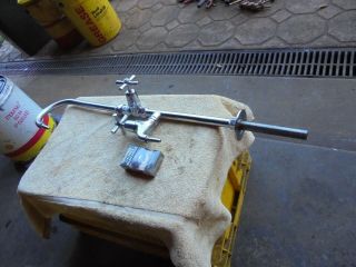 Vintage 1950 Double Water Taps Stand/78cms Lenght