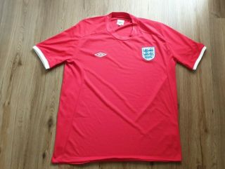 England National Team Umbro Football Shirt Jersey Vintage Trikolt Maglia 48 " Xxl