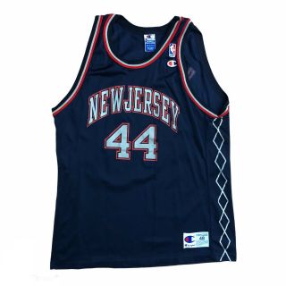 Vintage 1990s Jersey Nets Van Horn Nba Basketball Jersey Mens 48 Xl Brooklyn