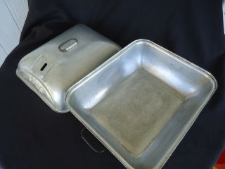Vintage Kande Australia Aluminium Roaster Rosting Baking Dish Vented Lid