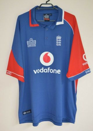 Vintage 2000 Admiral England Cricket One - Day Cricket Shirt Xl Ecb