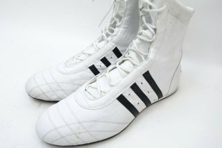 Vintage Adidas Boxing Shoes White Men Size 12.  5 From 2003