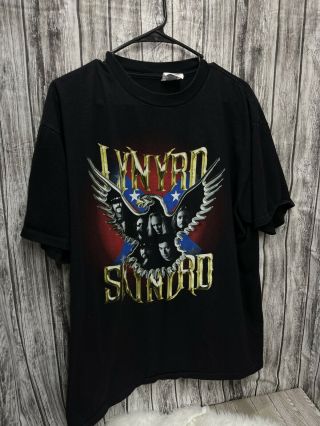 Lynyrd Skynyrd Vintage T Shirt 2000 Tour Concert Xl Southern Rock Band Euc