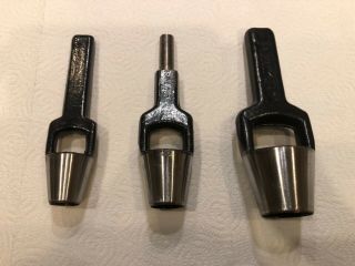3 Vintage Osborne No.  149 Arch Punches Hollow - 3/4,  7/8,  1 - 1/4,  Made In Usa