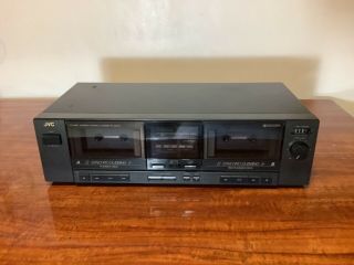 Vintage Jvc Td - W95 Stereo Double Cassette Deck Synchro Dubbing