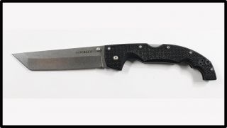 Vintage Cold Steel Voyager Made In Taiwan Large Folding Tanto Knife Folder