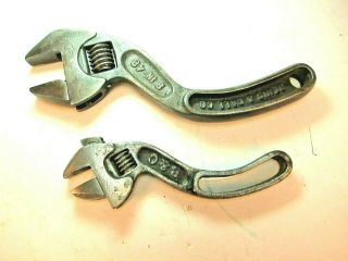 Vintage Antique Bemis & Call Adjustable Wrenches