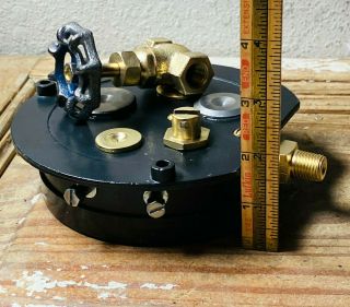 Large 5 " One - Of - A - Kind Vintage Brass Steampunk Pressure Gauge,  Antique,  Steam